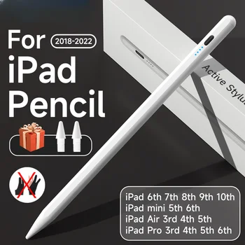 Apple Kalem için Avuç İçi Reddi Stylus iPad Aksesuarları İçin 2022 2021 2019 2018 Hava 5 Mini Pro Renkli Dokunmatik Kalem iPad Kalem için