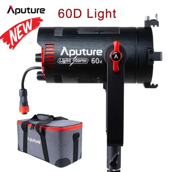 Aputure 60D Video ışığı 5500 K 60 W taşınabilir LED fotoğraf aydınlatma ışık fırtına 60X için kamera Video canlı açık çekim ışığı