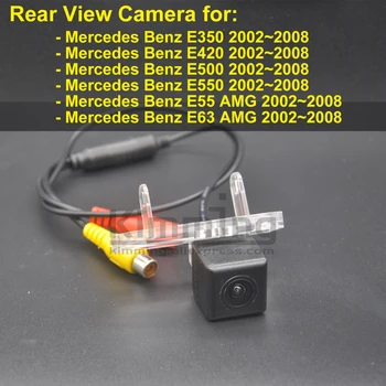 Araba Dikiz Kamera Mercedes Benz için E350 E420 E500 E550 E55 E63 AMG 2002 2003 2004 2005 2006 2007 2008 Kablosuz geri görüş kamerası