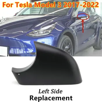 Araba Siyah Sol Sürücü Yan Kanat ayna kapağı Alt Alt Tutucu Tesla Modeli 3 2017 2018 2019 2020 2021 2022