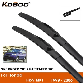Araba sileceği Honda HR-V MK1 1999-2006 Ön Cam Kauçuk Silikon Dolum ön pencere sileceği Bıçakları 20