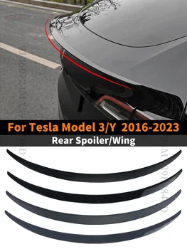 Arka Spoiler Kanat Kuyruk Tesla Modeli 3 Y 2016-2023 Orijinal Yüksek performanslı Dış Hava Barajı araba-Styling Tuning Aksesuarları Tamir