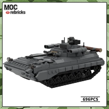 Askeri Araç Serisi BMP-2M Tankı MOC Yapı Taşı DIY Modeli Bulmaca Özgünlük Koleksiyonu Uzmanları tuğla oyuncaklar Noel Hediyeler için