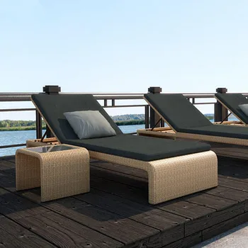 Açık rahatlatıcı yatak, balkon şekerleme, plaj sandalyesi, katlanabilir kanepe