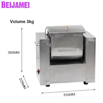 BEİJAMEİ Otomatik Hamur karıştırıcı 220 v Ticari Un Karıştırma Karıştırma Elektrikli Makarna Ekmek Hamur Yoğurma Makinesi Fırın Kullanımı İçin
