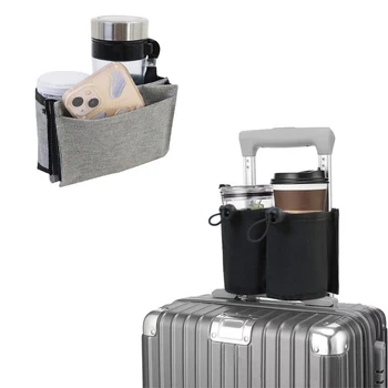 Bagaj Su Bardağı saklama çantası Taşınabilir seyahat tipi kupa tutucu valiz sapı Asılı Çanta Kahve Kupaları İçecek Seyahat Çantası