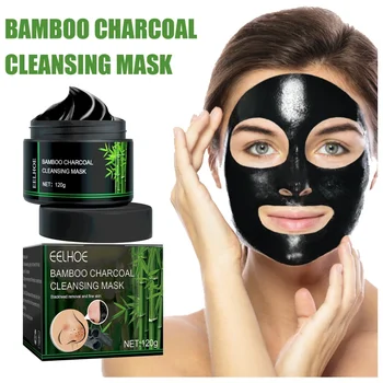 Bambu Kömür Siyah Nokta Kaldırma Yırtılma Maskesi Gözenek Akne Temizleyici Gözenekleri Küçültmek Yağ Kontrolü ve Su Takviyesi Nemlendirici Cla