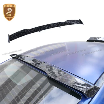 Benz GT için gt53 gt63 gt50 43 Çatı Bagaj Spoiler Siyah Dövme Karbon Fiber Çatı Kanat Güçlendirme Larte Tarzı Üst Kanat Araba Süslemeleri