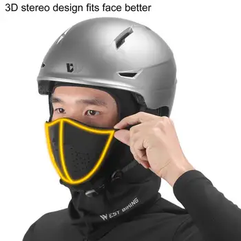 Bisiklet Başlık Yeniden Kullanılabilir 2 taraflı Açılış 3D Kesme Yumuşak Doku Termal Headdress Açık Kaynağı