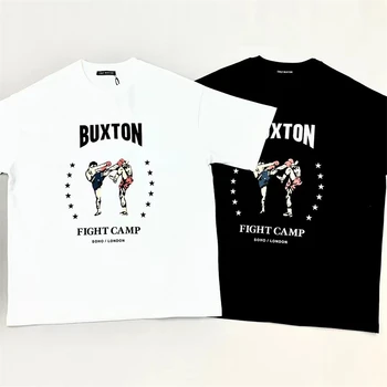 Boxer Cole Buxton T Gömlek Erkek Kadın T-shirt Siyah Beyaz CB Hip-Hop Tees