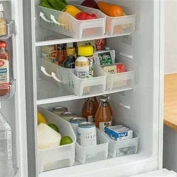 Buzdolabı saklama kutusu Çekmece Tipi Bölme İçecek Sebze Meyve Mutfak Gıda Sıralama Baharat Depolama Mutfak Depolama