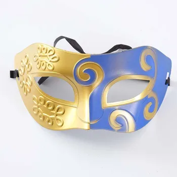 Cadılar Bayramı topu parti Noel Caz Prens Flathead Maskeli Balo Maskesi Yarım Yüz Maskesi Dekoratif Maske