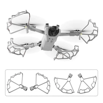 DJI Mini 3 drone pervane koruma sahne yarı kapalı pervane koruyucu için uygun kanat fan kapağı
