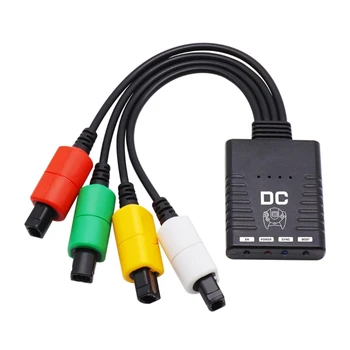 DXAB Oyun Konsolu Kontrolörleri Adaptörü DC Konsolu Wii Anahtarı PS3-PS4 PS5-Gamepad Denetleyici Konektörü Oyun Aksesuarları