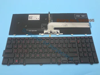 Dell Latitude 3550 3560 3570 Laptop İngilizce Klavye Kırmızı Arkadan Aydınlatmalı