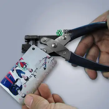 Delme Plierspvc Kart Pah Kırma Pense Yuvarlak Delik Makinesi Düz Delik Pense R Yuvarlak İşareti Delik Delme Manuel Delme Makinesi