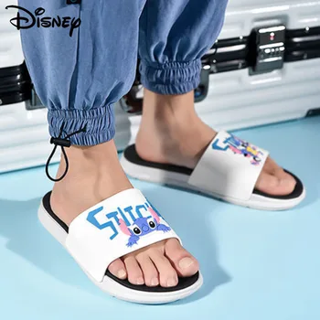 Disney Dikiş Yaz Yeni erkek Ve kadın Terlik INS Tarzı Trend Gecelik Kaymaz kore tarzı rahat ayakkabılar Çift Sandalet