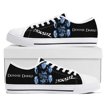 Donnie Darko Düşük Üst Sneakers Mens Womens Genç Tuval Yüksek Kaliteli Spor Ayakkabı Rahat Custom Made Ayakkabı Özelleştirmek DIY Ayakkabı