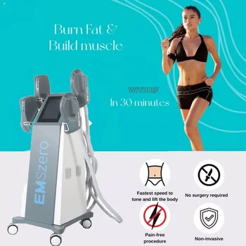 EMSzero Bel Karın Kas Stimülatörü EMS Vücut Zayıflama Titreşim Spor Kilo Kaybı Kol Bacak Egzersiz DLS-emslim RF Makinesi