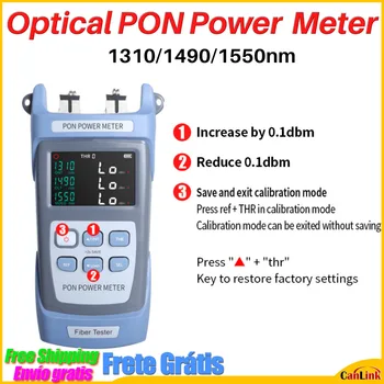 El Optik PON Güç Ölçer CL-350 FTTX / ONT/OLT 1310/1490 / 1550nm Optik Güç Ölçer Fiber Test Cihazı Optik Test Cihazı OPM