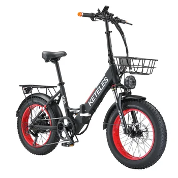 Elektrikli Bisiklet 20 İnç Yağ Lastik Off Road Ebike 1000W Motor E-Bisiklet 17.5 AH Lityum Pil 20 Yağ Lastik Katlanır Elektrikli Bisiklet