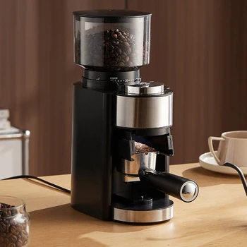 Elektrikli Taşınabilir Kahve Makinesi LED gösterge ışığı 100W Kahve Çekirdekleri Kırıcı Ayarlanabilir mutfak gereçleri Ev Gereçleri için