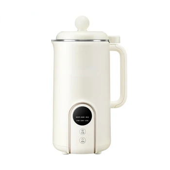 Elektrikli tahıl sıkacağı ısıtma özel Logo ev kullanımı yulaf fındık soya fasulyesi süt makinesi makinesi