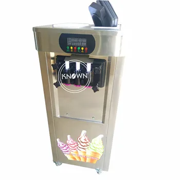 En moda ve en düşük fiyat otomatik Yoğurt yumuşak hizmet dondurma makinesi Yoğurt dondurma makinesi karışık lezzet