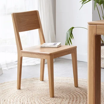 Ergonomik Ahşap yemek sandalyeleri Rattan Yemek İskandinav Modern yemek sandalyeleri Çoğaltma Tasarımcı Krzesla Yapmak Jadalni Mobilya WRX