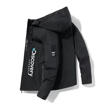 Erkek Ceketleri 2023 Discovery Channel Giyim Açık Kamp yürüyüş ceketi erkek Beyzbol Spor Hoodie Rüzgarlık Macera