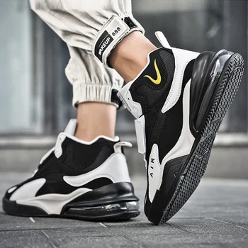 Erkekler Basketbol hava yastığı Sneakers Ayakkabı Çift Karışık Renk Nefes spor ayakkabı dış mekan teli koşu ayakkabıları Size37-45