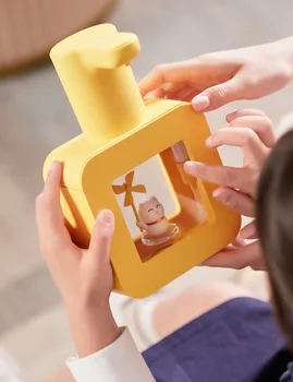 Ev Duvara Monte El Yıkama Cihazı Çocuklar İçin Akıllı İndüksiyon Otomatik Köpük El yıkama sıvısı Makinesi