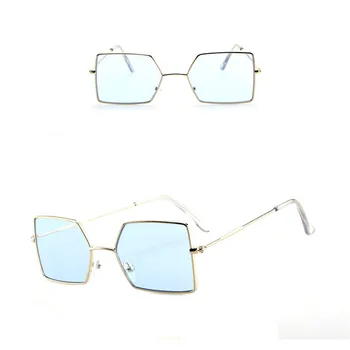 FOENIXSONG moda güneş gözlükleri Kadınlar Erkekler için 2023 Kare Çerçeve UV400 Gözlük Sevimli Şık Gözlük Gafas Lentes De Sol Para Hombre