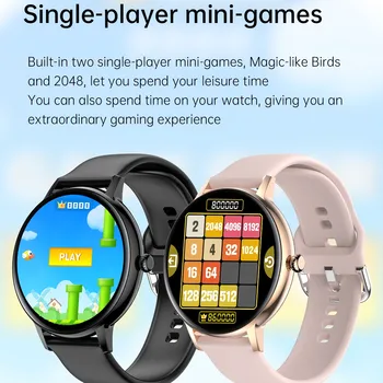 FW07 akıllı saat Kadın Erkek AMOLED HD Ekran Saatler Kalp Hızı Sağlık İzleme Spor Saati Bluetooth Çağrı Smartwatch Reloj