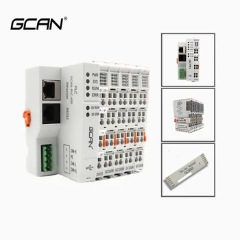GCAN PLC Bus Adapter Extensible PLC Module Модуль Дискретного Ввода Вывода TCP CLP Controlador Logico Programavel