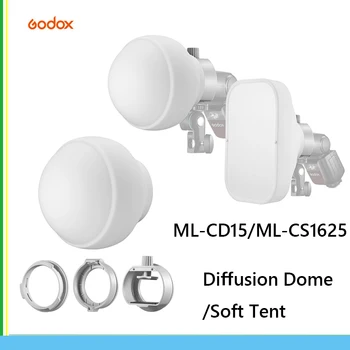 Godox ML-CD15 ML-CS1625 Silikon Difüzör Topu Jel Dome Kiti Yumuşak kutu ML30 ML60 V1 V850III V860III TT685 TT600 TT520II AD200
