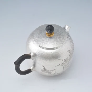 Gümüş Çaydanlık Gümüş 999 Çaydanlık El Yapımı Küçük Gümüş Çaydanlık Ev Gümüş Çaydanlık