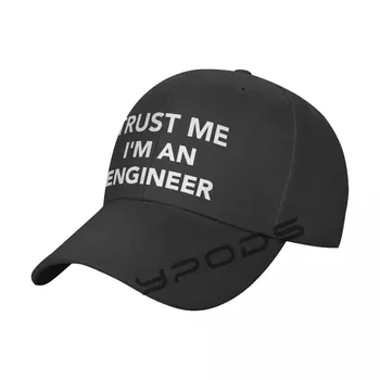 Güven Bana Ben Bir Mühendis erkek Klasik beyzbol şapkası Ayarlanabilir Toka Kapatma Baba Şapka Spor Kap