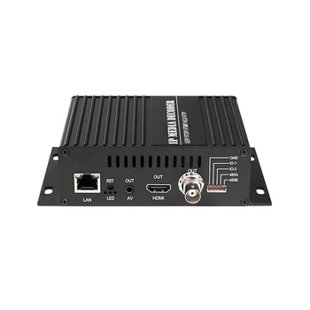 H9120D H. 265 H. 264 HEVC UHD 4 K RTSP RTMP ONVIF ıp HDMI BNC Stereo Ses HD Video Kod Çözücü