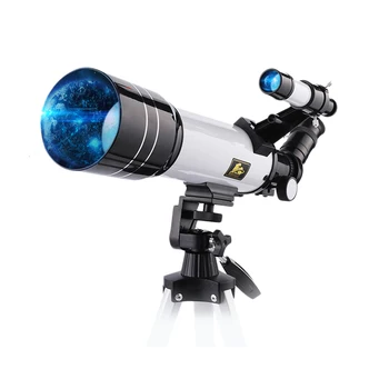 HD 70mm Diyafram 400mm Odak,Astronomik Kırılma Teleskop Çocuklar için Yeni Başlayanlar Yıldız Gözlem Astronomi Kapsamı Taşıma Çantası ile