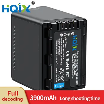 HQIX Panasonic HC-V250 V270 V360 V380 V480 V520 V785 VX870 VX980 VX985 V550 V720 V770 VX1 Kamera VW-VBT380 Şarj Cihazı Pil