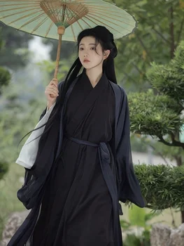 Hanfu Elbise Kadınlar Antik Çin Geleneksel Hanfu Seti Kadın Cosplay Kostüm Yaz Hanfu Siyah Elbise Setleri