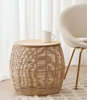Herhangi Bir Yatak Odası veya Yaşam Alanı için Modern Kahve Ucu Yan Sandalye, Doğal