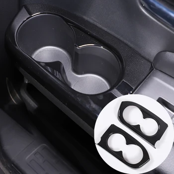 Honda Pilot 2015-2022 için ABS Araba Styling Arka Kapı Bardak Tutucu krom çerçeve Dekoratif Sticker Araba İç Aksesuarları