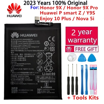Huawei 100 % Orijinal Telefon HB446486ECW 4000mAh Pil İçin Huawei P akıllı Z / onur 9X / onur 9X Pro / Nova5i / Enjoy 10 Artı Pil
