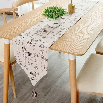 Iskandinav masa bayrağı basit çay masası bayrağı kumaş uzun masa çay masası kumaş ayakkabı dolabı kumaş