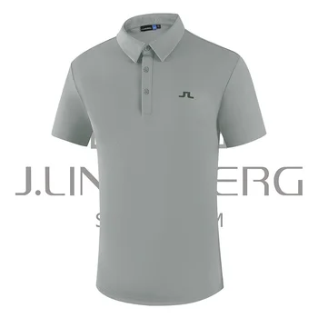 J Golf kısa kollu tişört erkek Yaz Rahat Spor POLO GÖMLEK Çabuk Kuruyan Jersey GT4388846