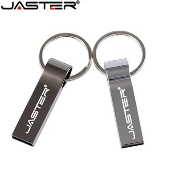 JASTER Yeni Evrensel USB 2.0 Metal Flash Sürücü Düdük Gümüş Mikro 04GB 08GB 16GB 32GB 64GB Sevimli Promosyon Hediyeler Ücretsiz Özel LO