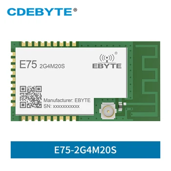 JN5168 Zigbee CDEBYTE E75-2G4M20S 2.4 GHz 100 mw Kablosuz Verici Alıcı SMD 20dBm PCB IPEX 2.4 GHz rf alıcı-verici modülü