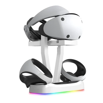 JYS PS VR2 şarj standı RGB Aydınlatma ile şarj standı